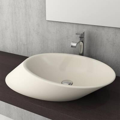 Bocchi Vessel Yatay Çanak Lavabo 72 cm Mat Yasemin 1013-007-0125 - BOCCHI (1)