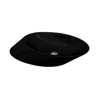 Bocchi Vessel Yatay Çanak Lavabo 72 cm Parlak Siyah 1013-005-0125 - BOCCHI