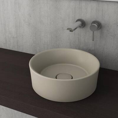 Bocchi Vessel Yuvarlak Çanak Lavabo 38 cm Mat Kaşmir 1174-011-0125 - BOCCHI (1)