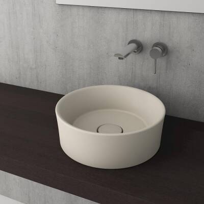 Bocchi Vessel Yuvarlak Çanak Lavabo 38 cm Mat Yasemin 1174-007-0125 - BOCCHI (2)