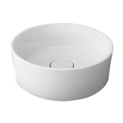 Bocchi Vessel Yuvarlak Çanak Lavabo 38 cm Parlak Beyaz 1174-061-0125 - BOCCHI (2)