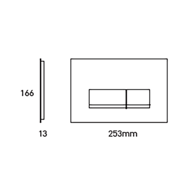 Bocchi Vivente Cam Metal Kumanda Paneli, Burgonya Bordosu - BOCCHI (1)