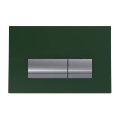 Bocchi Vivente Gömme Rezervuar Kumanda Paneli Metal Cam Yeşil 8200-0158 - BOCCHI