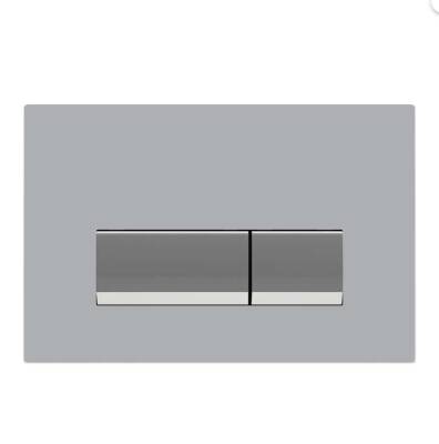 Bocchi Vivente Gömme Rezervuar Kumanda Paneli Metal Gri Cam 8200-0164 - BOCCHI