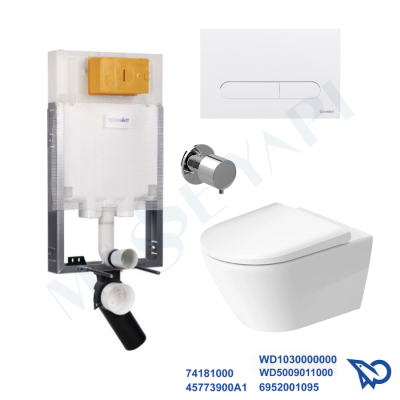 D-Neo Asma Klozet Seti + Duravit Gömme Rezervuar Seti - DURAVİT