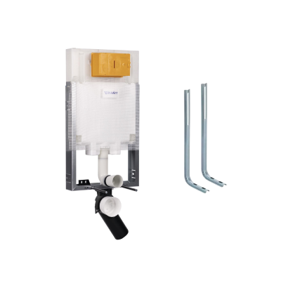 DuraSystem® Gömme Rezervuar, tuğla duvar, 760 x 422 x 80 mm - DURAVİT