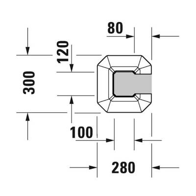 Duravit 1930 Kolon Ayak Tek Satılmaz, Lavabo İle Satılır 0857900000 - DURAVİT (2)