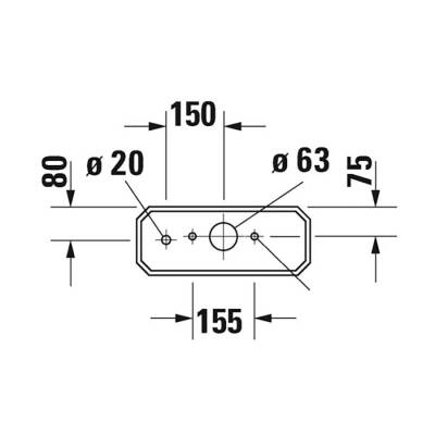 Duravit 1930 Seri Rezervuar, Klozet Hariçtir 0872210005 - DURAVİT (1)