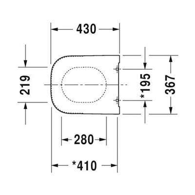 Duravit Happy D.2 Klozet Kapağı Yavaş Kapanır 0064590095 - DURAVİT (1)