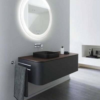 Duravit Happy D.2 Tezgahüstü Lavabo 40 cm Antrasit Mat - DURAVİT (1)