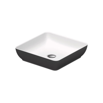 Duravit Sivida DuroCast® Çanak Lavabo 40 cm,Çift Renk Beyaz / K. Gri - DURAVİT