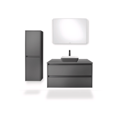 Duravit Sivida DuroCast® Çanak Lavabo 40 cm,Çift Renk Beyaz / K. Gri - DURAVİT (1)