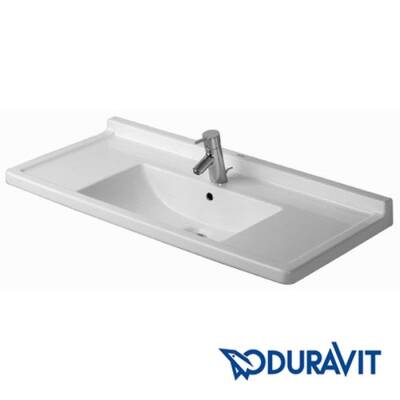 Duravit Starck 3 Etajerli Lavabo 105 cm 0304100000 - DURAVİT