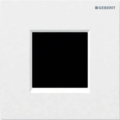 Elektronik deşarj tetiklemeli Geberit pisuvar deşarj kontrolü, pilli, kapak Type 30: Beyaz - GEBERİT