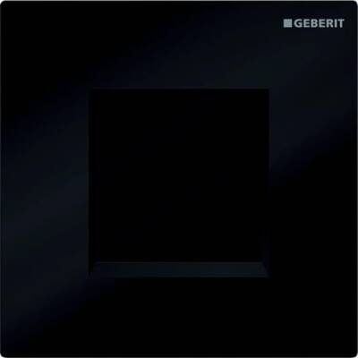 Elektronik deşarj tetiklemeli Geberit pisuvar deşarj kontrolü, pilli, kapak Type 30: Siyah RAL 9005 - GEBERİT