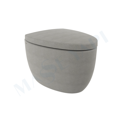 Etna Asma Klozet - Mat Beton Set (Kapak Dahil ) - BOCCHI