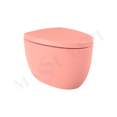 Etna Asma Klozet - Mat Somon Set (Kapak Dahil ) - BOCCHI