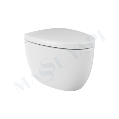 Etna Asma Klozet - Parlak Beyaz Set (Kapak Dahil ) - BOCCHI