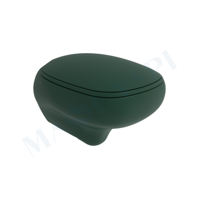 Fenice Asma Klozet - Mat Yeşil Set (Kapak Dahil ) - BOCCHI