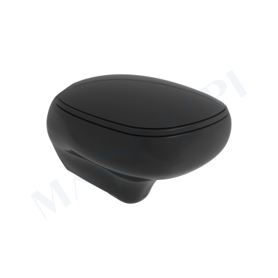 Fenice Asma Klozet - Parlak Siyah Set (Kapak Dahil ) - BOCCHI