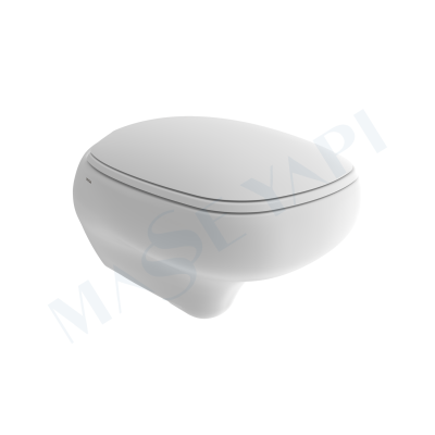 Fenice Rimless Asma Klozet - Mat Beyaz Set (Kapak Dahil ) - BOCCHI