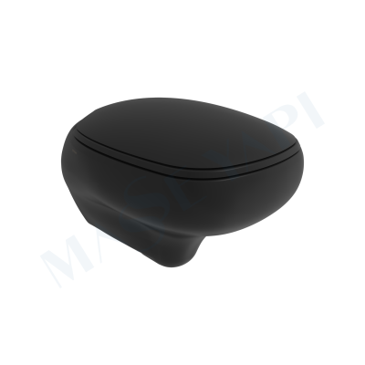 Fenice Rimless Asma Klozet - Mat Siyah Set (Kapak Dahil ) - BOCCHI