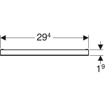 GEBERİT Duvar süzgeci için hazır montaj seti, karo döşenebilir, çerçevesiz - GEBERİT (2)