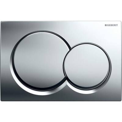 Geberit kumanda kapağı Alpha01, 2 kademeli deşarj için: Parlak krom - GEBERİT