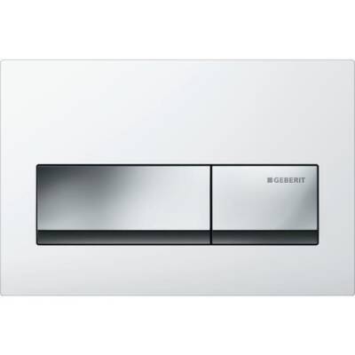 Geberit kumanda kapağı Alpha50, 2 kademeli deşarj için: Beyaz - GEBERİT