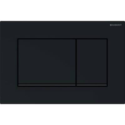 Geberit kumanda kapağı Sigma30, 2 kademeli deşarj için: siyah, mat siyah - GEBERİT