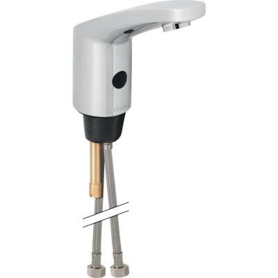 Geberit lavabo bataryası Type 185, pilli: Parlak krom, Mikser=Mikserli - GEBERİT