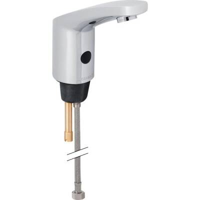 Geberit lavabo bataryası Type 185, pilli: Parlak krom, Mikser=Miksersiz - GEBERİT