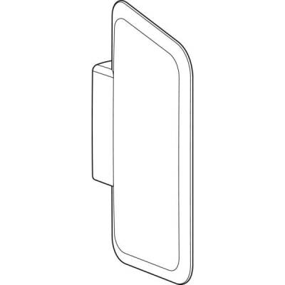 Geberit pisuvar bölme paneli: Beyaz - GEBERİT (1)