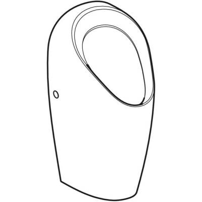 Geberit pisuvar Selva, susuz: Beyaz - GEBERİT (1)