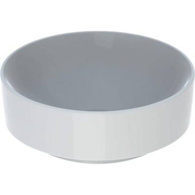 Geberit VariForm yuvarlak çanak lavabo: D=40cm, Batarya deliği=Yok, Taşma deliği=Yok, Beyaz - GEBERİT