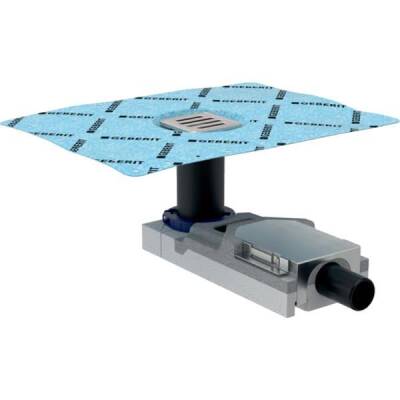 Girişte 65–90 mm şap yüksekliği için Geberit yer süzgeci: d=40mm - GEBERİT