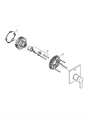 Grohe Allure Ankastre Duş Bataryası - 19317DL1 - GROHE (1)