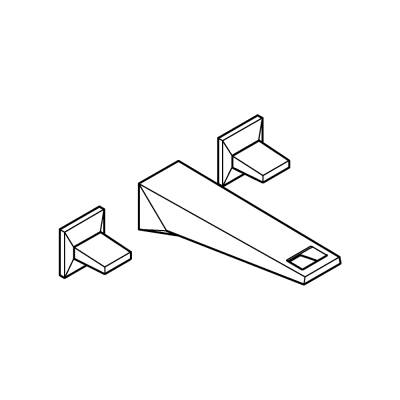 Grohe Allure Brilliant 3 Delikli Lavabo Bataryası 1/2' M-Boyut - 20628AL0 - GROHE (2)