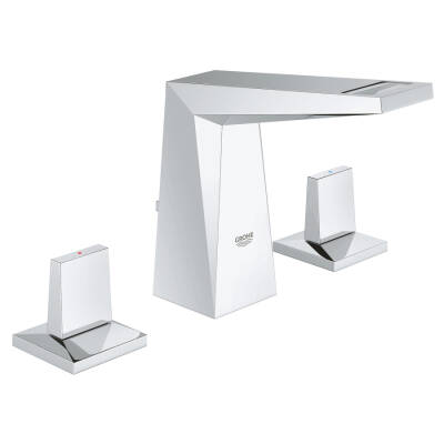 Grohe Allure Brilliant 3 Delikli Lavabo Bataryası 1/2' S-Boyut - 20342000 - GROHE