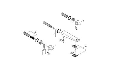 Grohe Allure Brilliant 3 Delikli Lavabo Bataryası L-Boyut - 20629000 - GROHE (1)