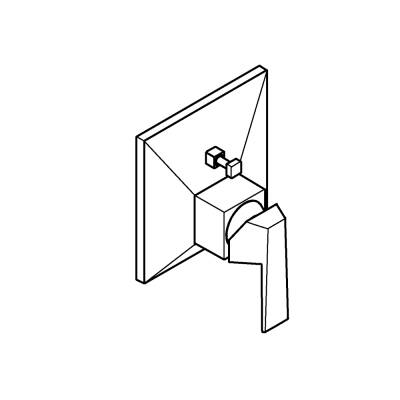 Grohe Allure Brilliant Ankastre Banyo/Duş Bataryası - 24279000 - GROHE (2)