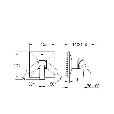 Grohe Allure Brilliant Ankastre Duş Bataryası - 24071Al0 - GROHE (1)
