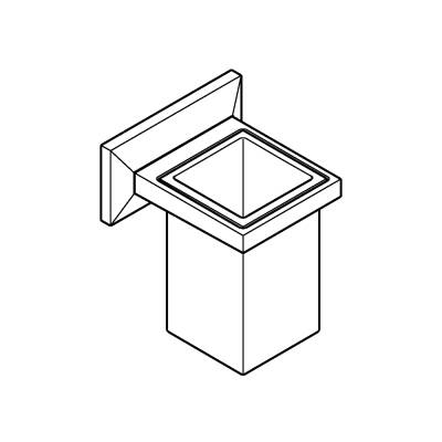 Grohe Allure Brilliant Fırçalık Tutacağı + Fırçalık - 40893000 - GROHE (2)