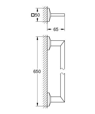 Grohe Allure Brilliant Havluluk - 40896000 - GROHE (2)