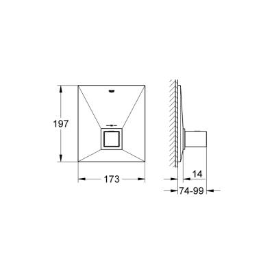 Grohe Allure Brilliant Merkezi Termostatik Kumanda - 19887000 - GROHE (1)