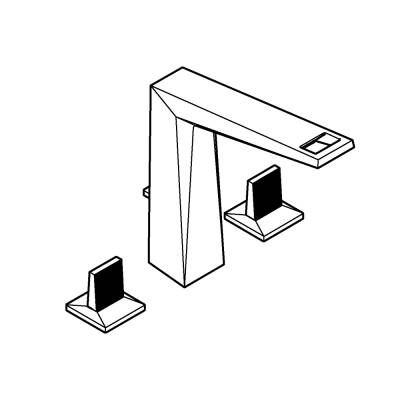 Grohe Allure Brilliant Private Collection 3 Delikli Lavabo Bataryası L-Boyut - 20667AL0 - GROHE (1)