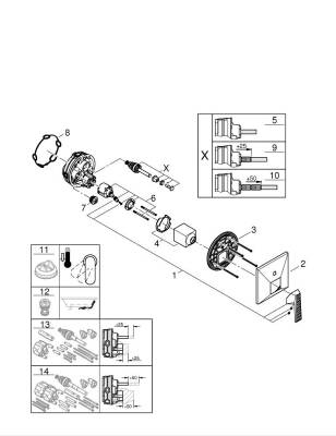 Grohe Allure Brilliant Private Collection Ankastre Banyo/Duş Bataryası - 24425AL0 - GROHE (1)