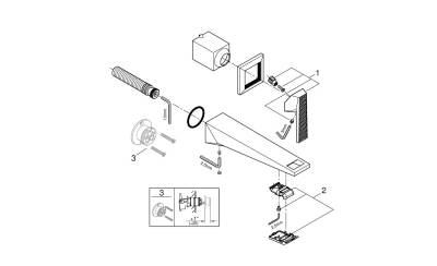 Grohe Allure Brilliant Private Collection İki Delikli Lavabo Bataryası M-Boyut - 29517AL0 - GROHE (1)