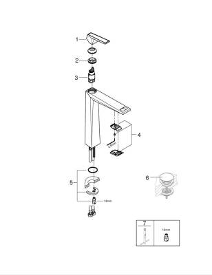 Grohe Allure Brilliant Private Collection Tek Kumandalı Lavabo Bataryası Xl-Boyut - 24419AL0 - GROHE (1)