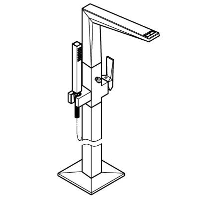 Grohe Allure Brilliant Private Collection Yerden Küvet Bataryası - 24424DC0 - GROHE (1)